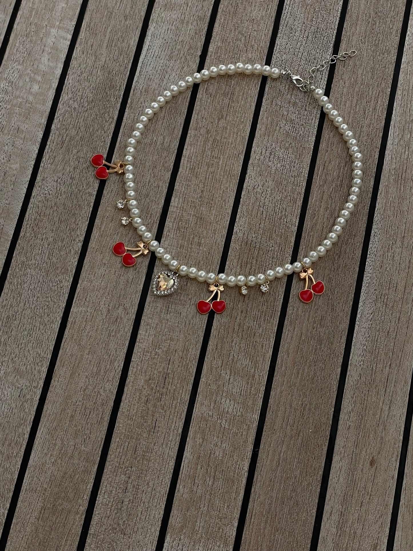 Necklace baby cherry