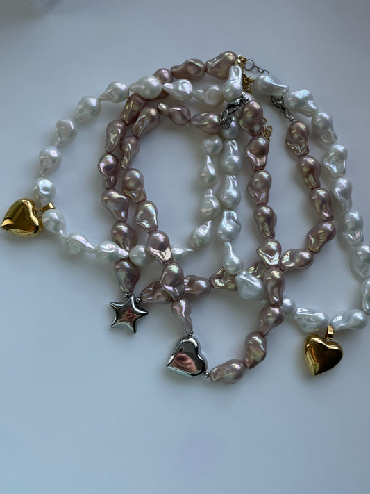 Necklace love&star night